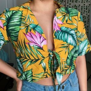 Sienna Tropical Top- OOTDFASH